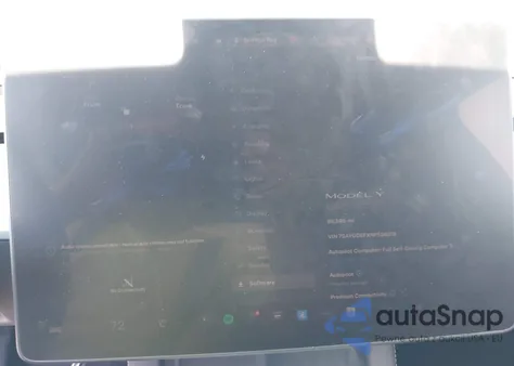 2022 Tesla Model Y Performance Dual Motor All-Wheel Drive z USA, uszkodzony, nr VIN 7SAYGDEFXNF506319